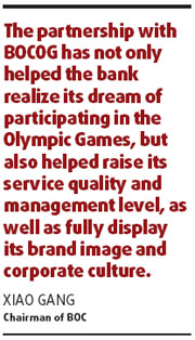 Olympics strategy boosts BOC to new range of services