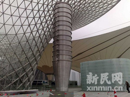 世博會(huì)園區(qū)雕塑群今日正式落成