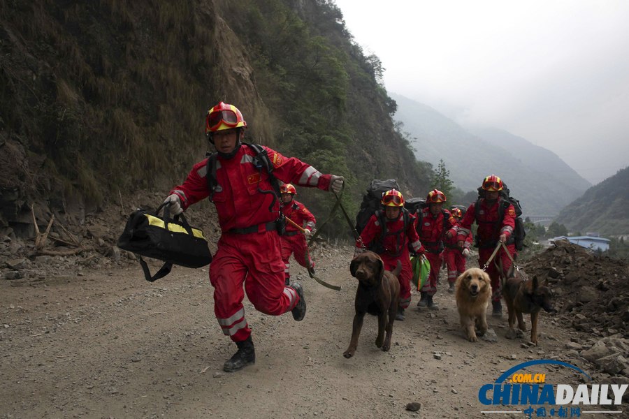 中國日?qǐng)?bào)聚焦蘆山地震之救援篇