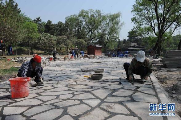 避暑山莊近4000米清代道路恢復歷史風貌(圖)