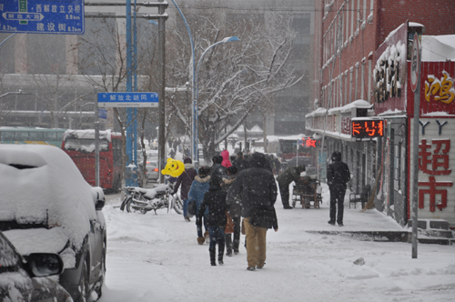 長(zhǎng)春降暴雪