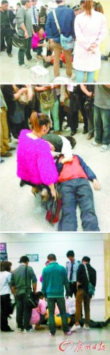 老人乘地鐵因擁擠與兩女孩發(fā)生爭吵后猝死(圖)