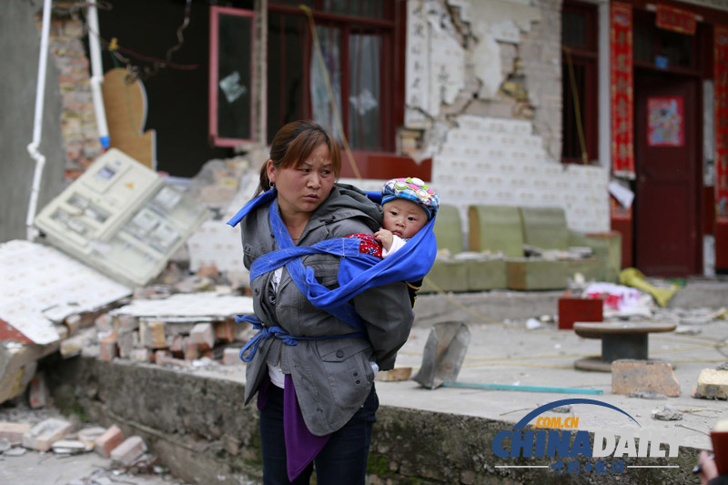 中國日報記者直擊地震重災區(qū)龍門鄉(xiāng)[組圖]