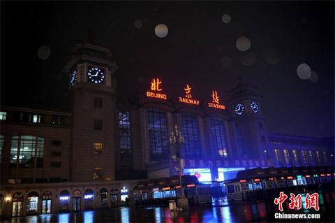 北京大興通州飄落雪花 尚不夠初雪標準(圖)