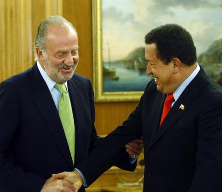 查韋斯稱西班牙國王蓄胡像卡斯特羅 兩人“一笑泯恩仇”