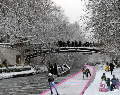 游著泳去上班？ 大膽創(chuàng)意有望在倫敦實施