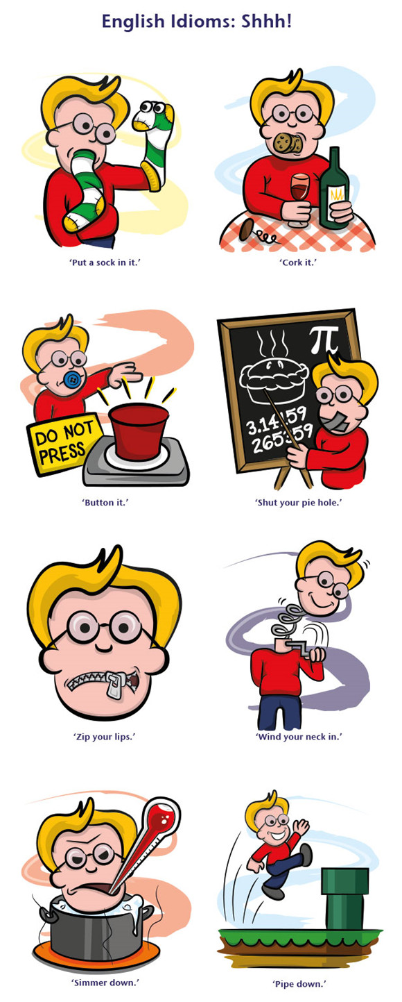 噓！英文中讓別人閉嘴的常用口語表達