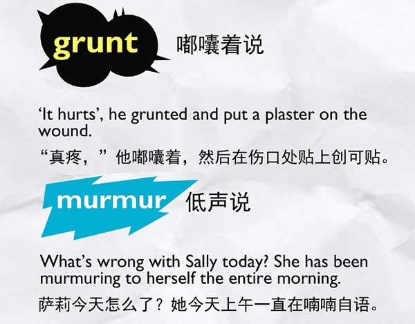 英語(yǔ)象聲詞—人類(lèi)聲音篇