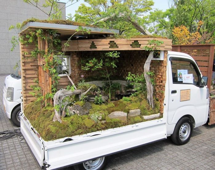 輪子上的風(fēng)景：卡車上的“后花園” 哪一個最美？（組圖）
